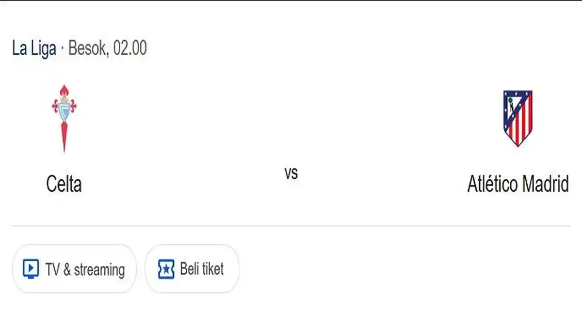 Prediksi Skor dan Susunan Pemain Celta Vigo VS Atletico Madrid, Duel Sengit Zaragoza dan Sorloth
