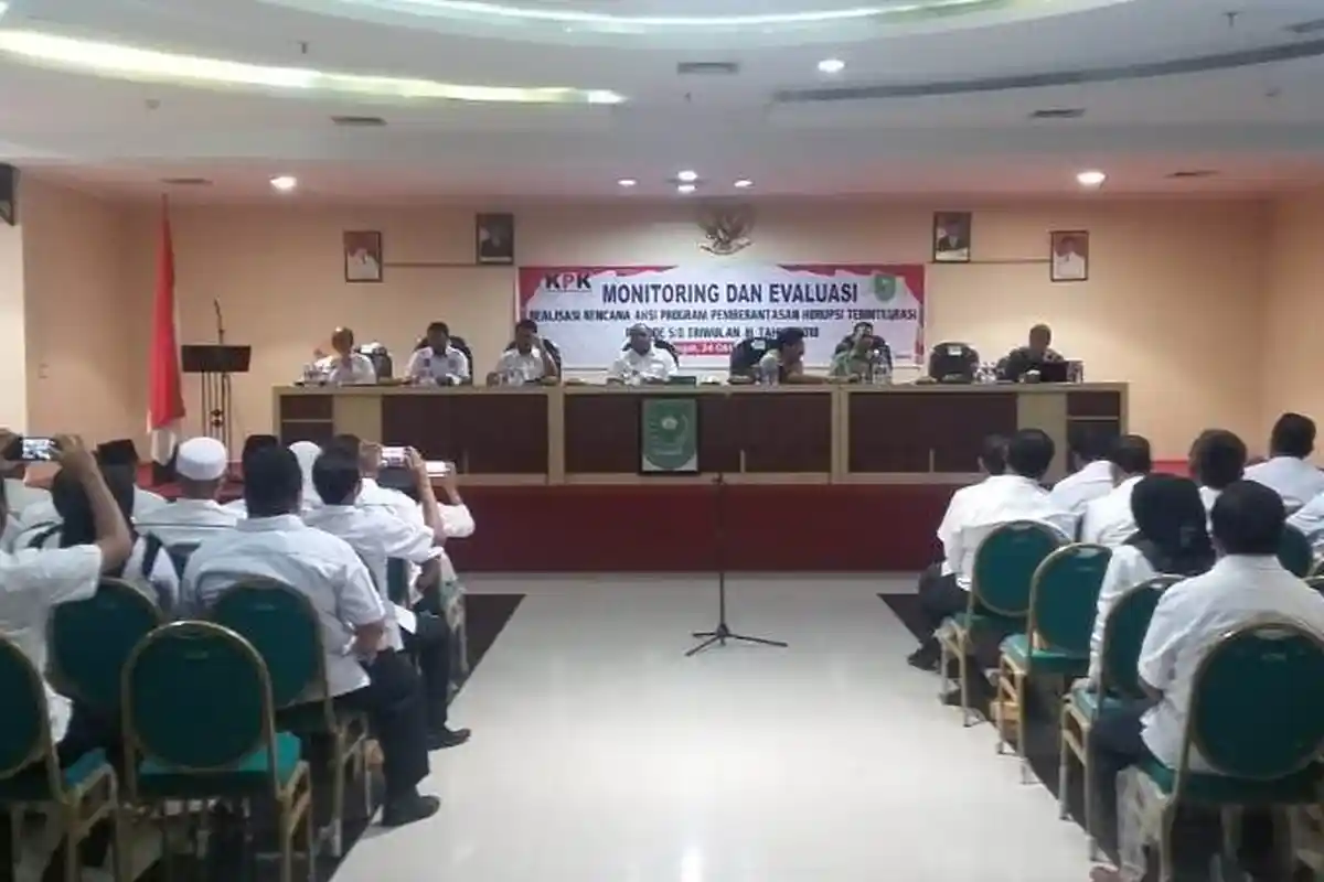 Pagi Ini Pemkab Inhu Melaksanakan Rapat Bersama Tim Korsupgah KPK