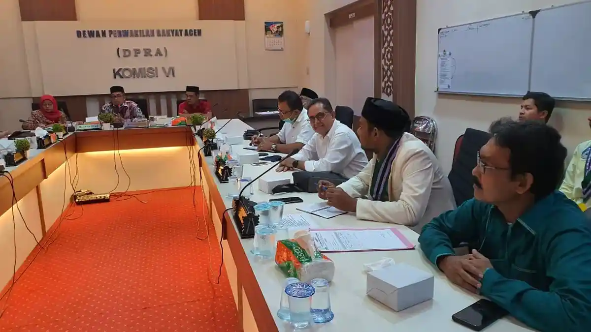 Temui Komisi VI DPRA, PII Aceh Sampaikan Masalah Pendidikan ke DPRA