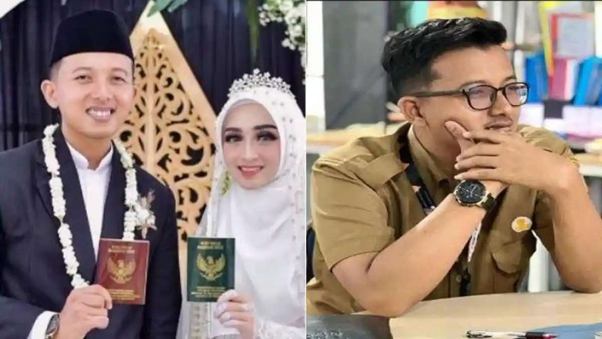 Kisah Cinta Kepsek Nikahi Mantan Murid di Lampung, Mahar Pernikahan Saham Apple