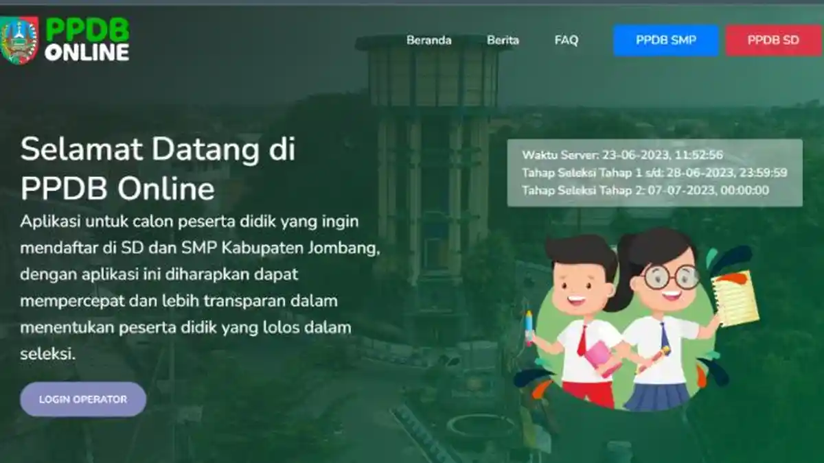 Cara Daftar PPDB Jombang 2023 Jenjang SMP di ppdbjombangkab.net, Dibuka 23-28 Juni 2023