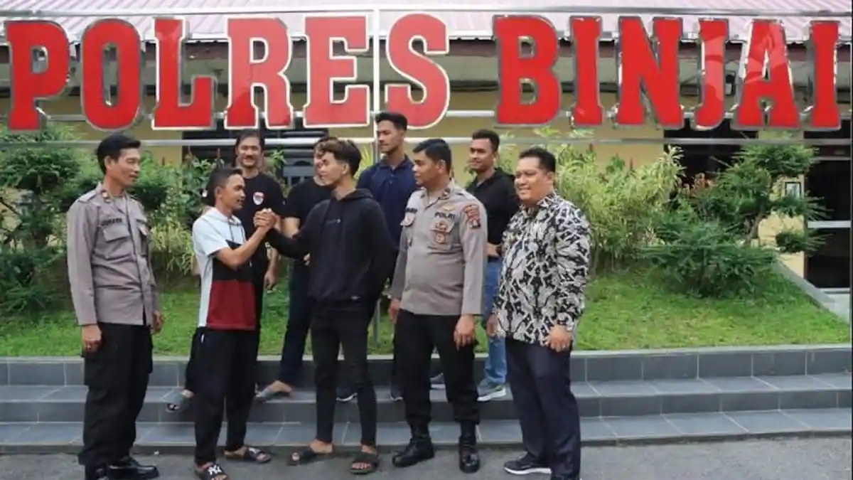 Dua Kelompok Remaja Adu Jotos di Jalan Jendral Gatot Subroto, Kini Berakhir Didamaikan Polisi