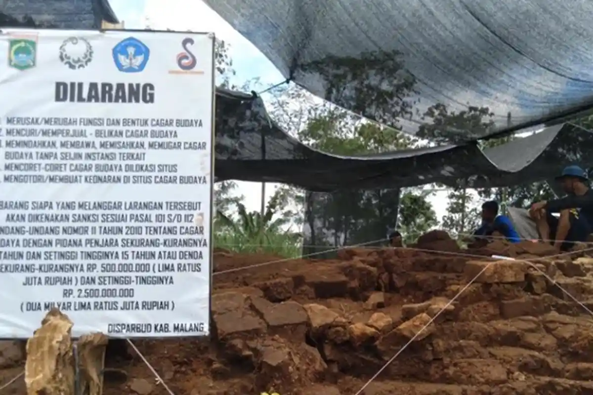 Ada Temuan Benda Diduga Emas di Candi Srigading, Disparbud Malang Perketat Akses Masuk Lokasi