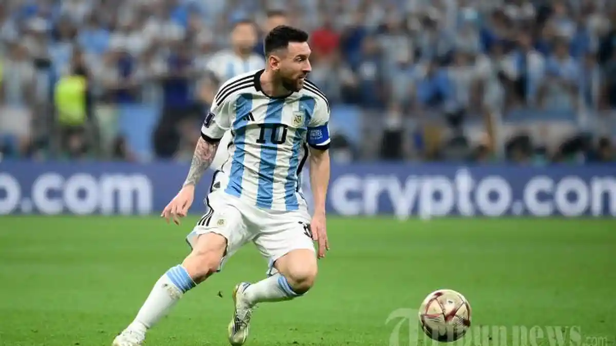 Live Hasil Final Piala Dunia 2022 Argentina Vs Prancis , Lionel Messi Dihadiahi Pinalti Menit 23