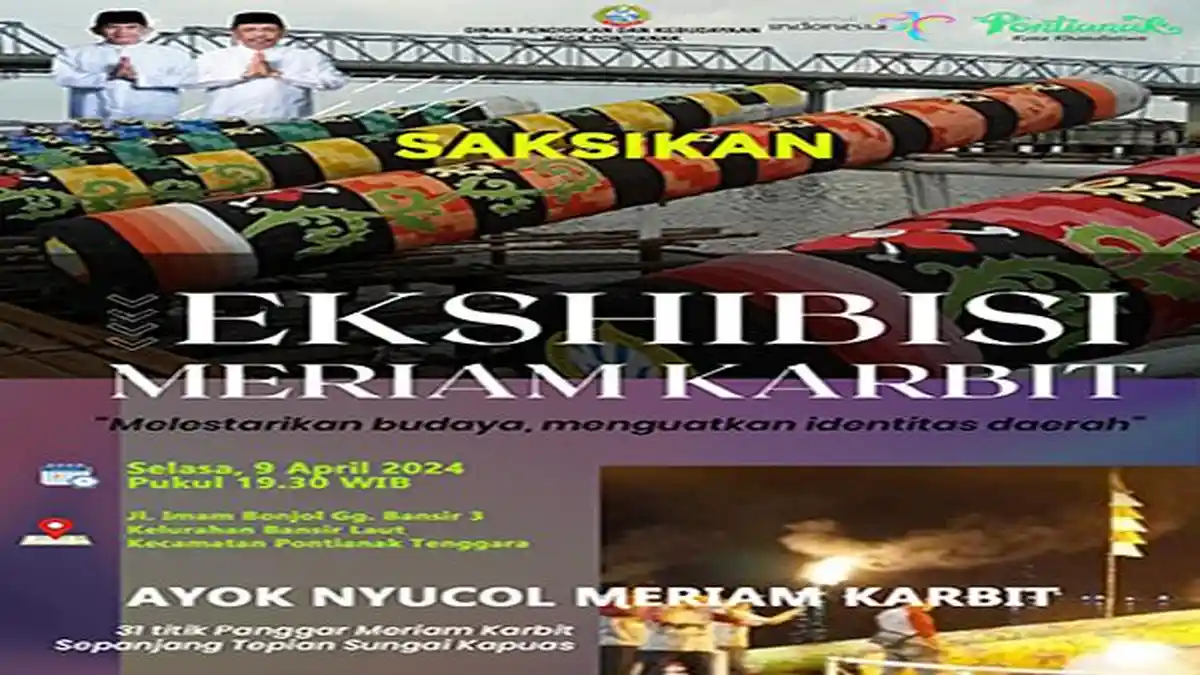 Lebaran di Pontianak? Yok Nyucol Meriam Karbit