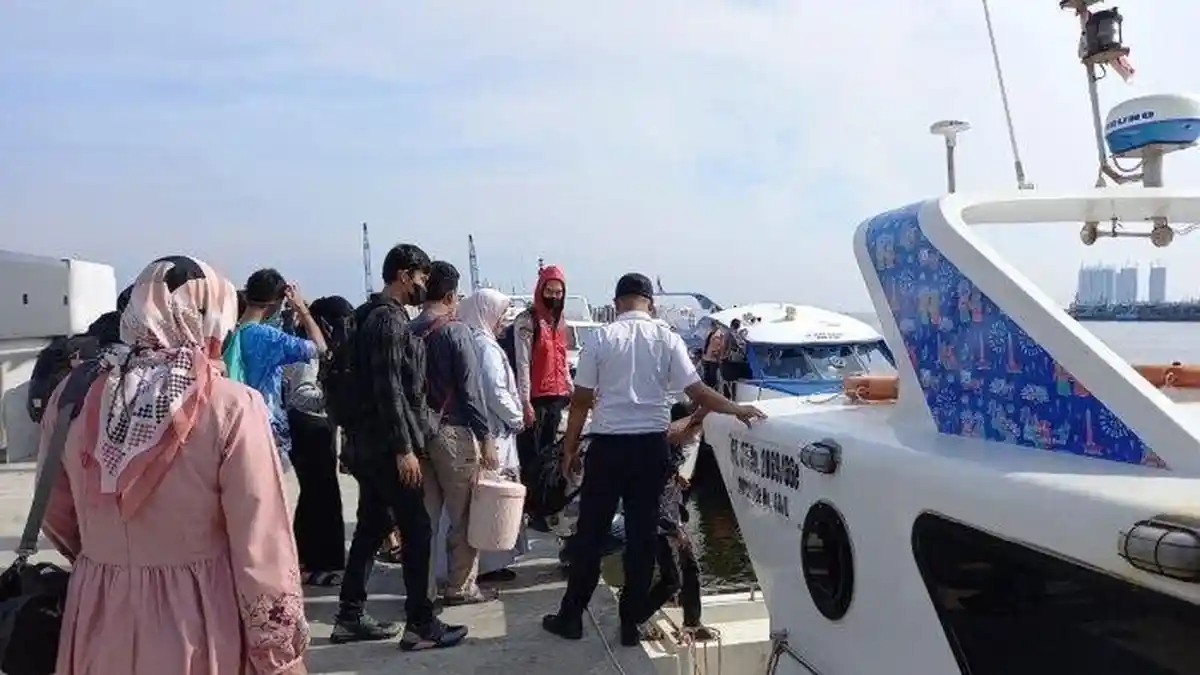 Arus Balik Lebaran di Pelabuhan Muara Angke Jumat ini Mencapai 1.860 Orang