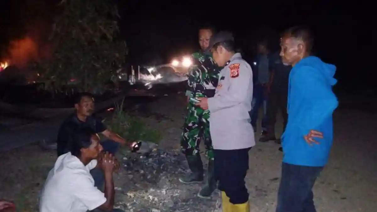Rumah Warga Seuneubok Bayu Aceh Timur Terbakar, Tidak Ada Korban Jiwa