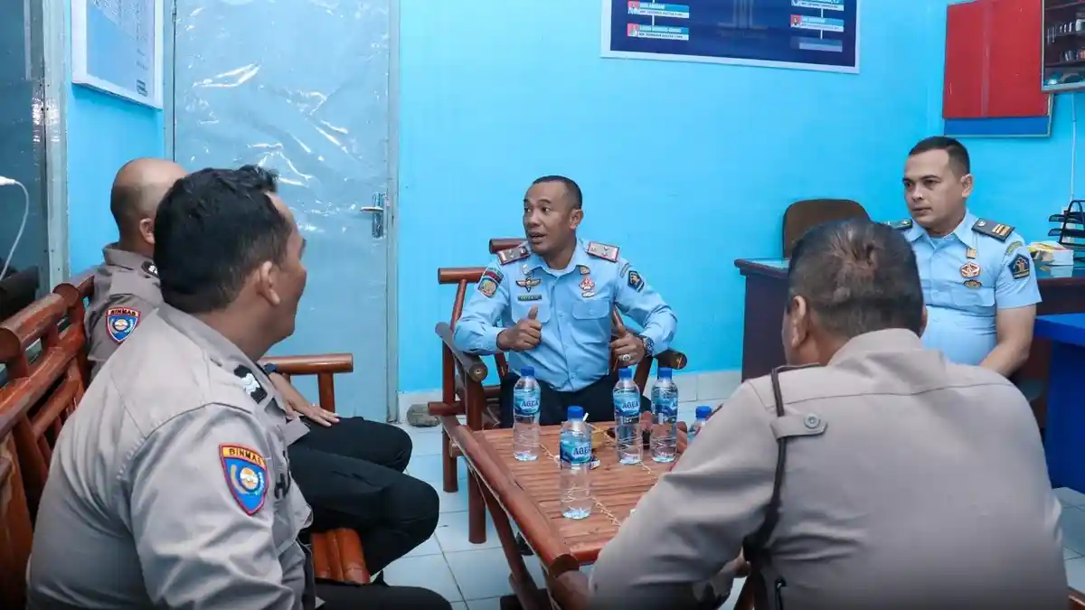 Pererat Sinergitas, Kalapas Rantauprapat Sambut Hangat Kedatangan Sat Binmas Polres Labuhanbatu