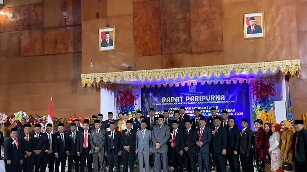 Pelantikan Anggota DPRD Parigi Moutong 2024-2029, Berikut Daftar Namanya