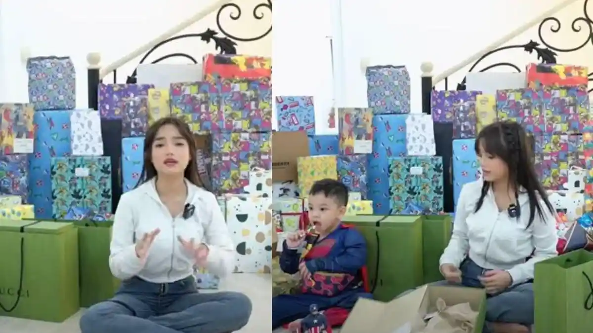 Ulang Tahun ke-3, Gala Sky Dapat Kado Mewah dari Para Artis hingga Ada Buket Uang Dolar