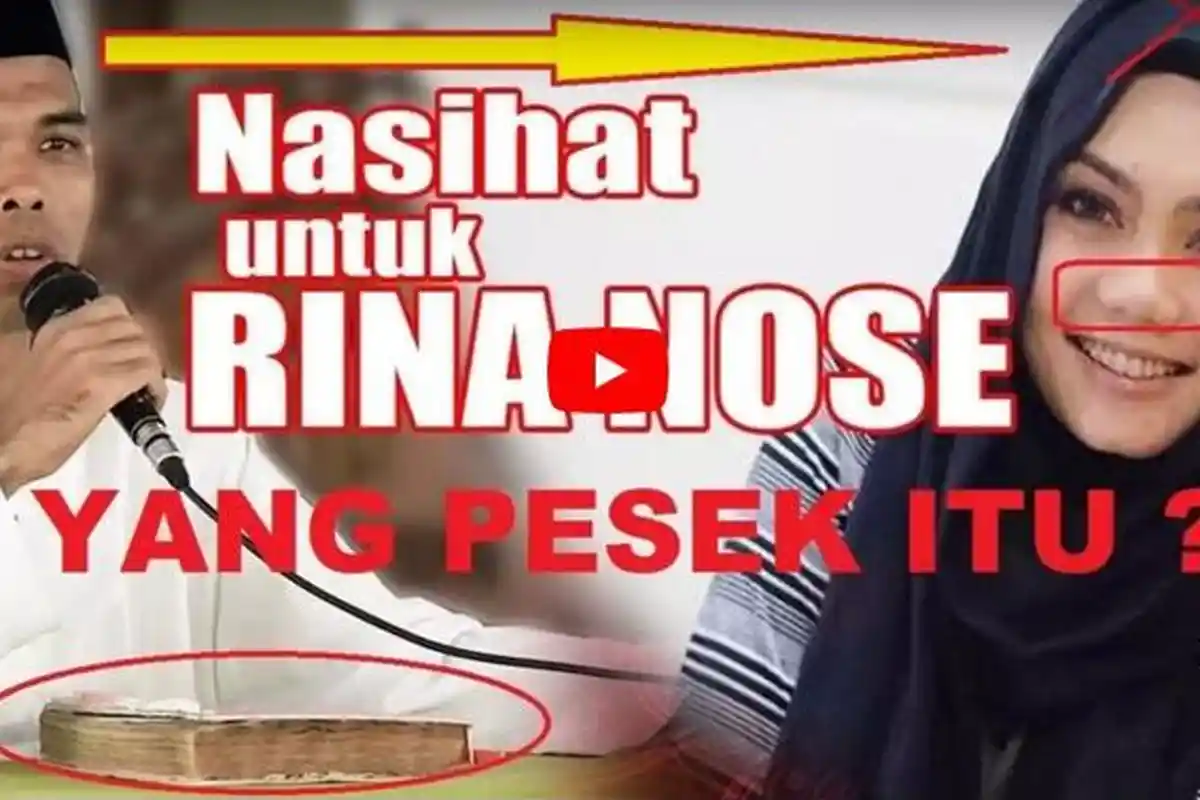 Kaget! Ini Jawaban tak Terduga Abdul Somad Soal Ejek Rina Nose Pesek dan Jelek. Semoga Sadar!