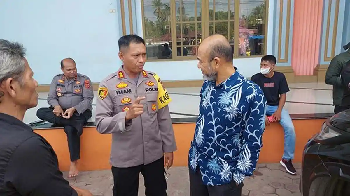 Halaman Belakang Polres Aceh Tamiang Ditanami Ribuan Bibit Jagung