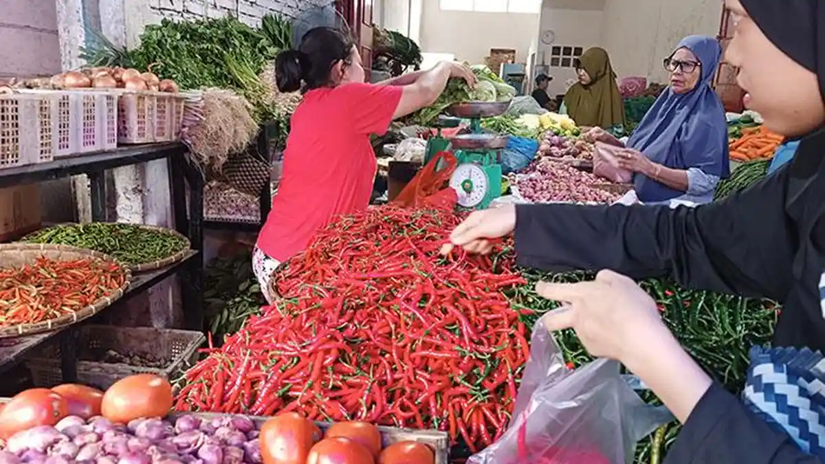 Harga Pangan di Kota Medan Hari Ini, Cabai Rawit Tembus Rp 65 Ribu Per Kilogram