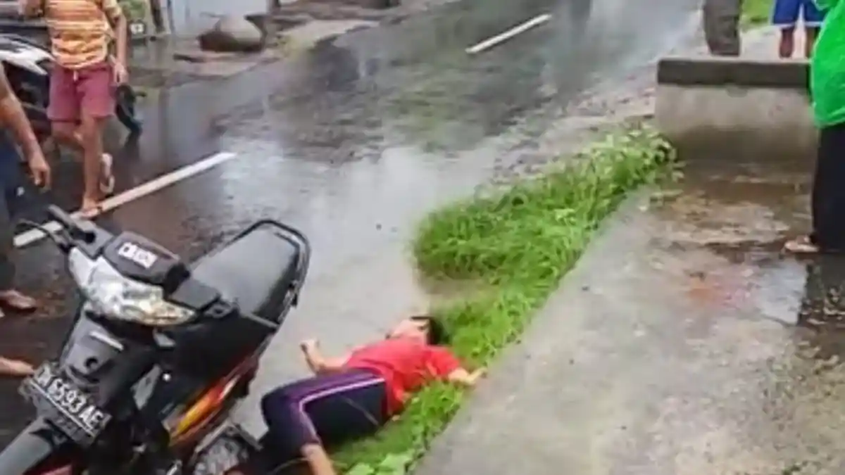 BREAKING NEWS: Leher Dililit Ular Piton, Gusti Ngurah Bagus Tidak Sadarkan Diri di Klungkung