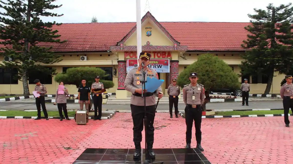 Polisi RW Bermitra dengan Masyarakat Jumlah yang Diturunkan Fantastis, Berikut Harapan Kapolres Toba