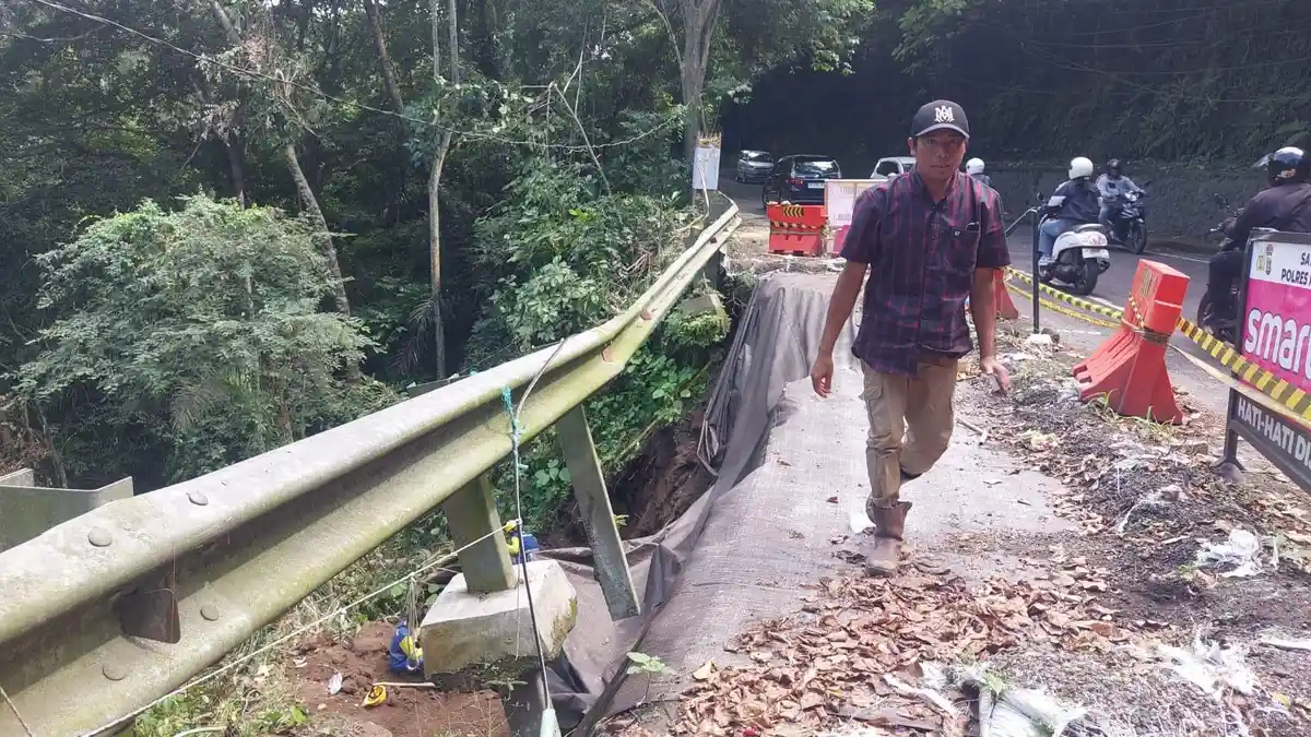 Tujuh Bulan Terbengkalai, Perbaikan Jalan Klungkung-Gianyar Dianggarkan Rp1,5 Miliar