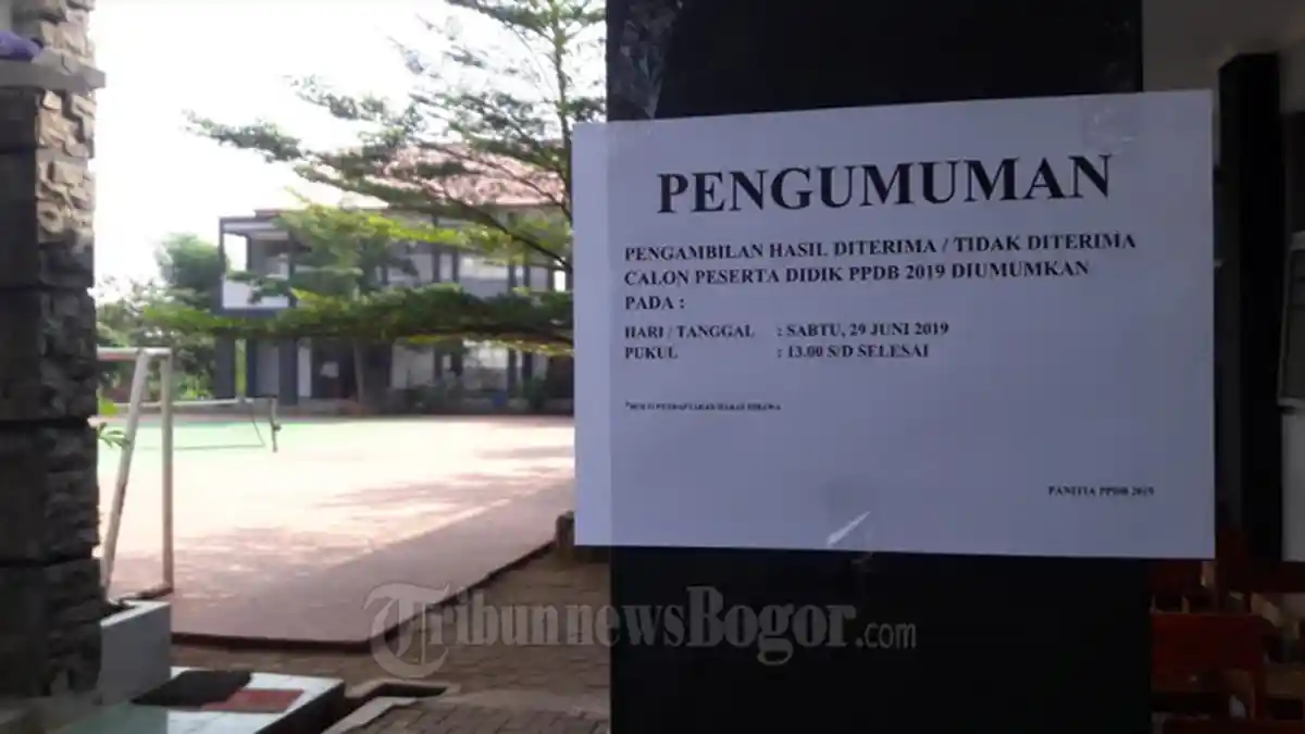 PPDB 2019 di SMA Negeri 1 Bojonggede Bogor Berjalan Kondusif