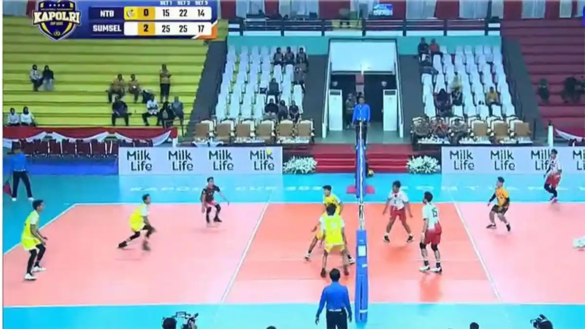 Hasil Voli Kapolri Cup 2023 Update Skor NTB Vs Sumsel, Cek Link Live Streaming Nonton Langsung di HP