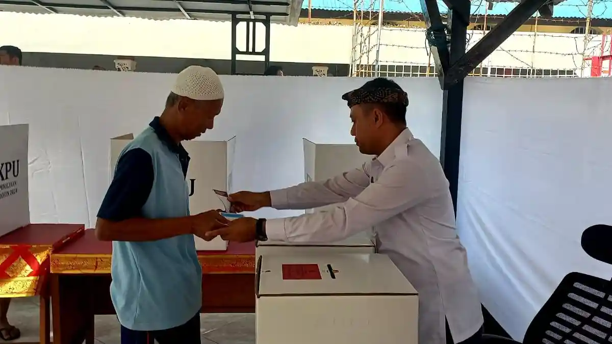 PILKADA Bali 2024, Mulia-PAS Menang di TPS Khusus Lapas Singaraja