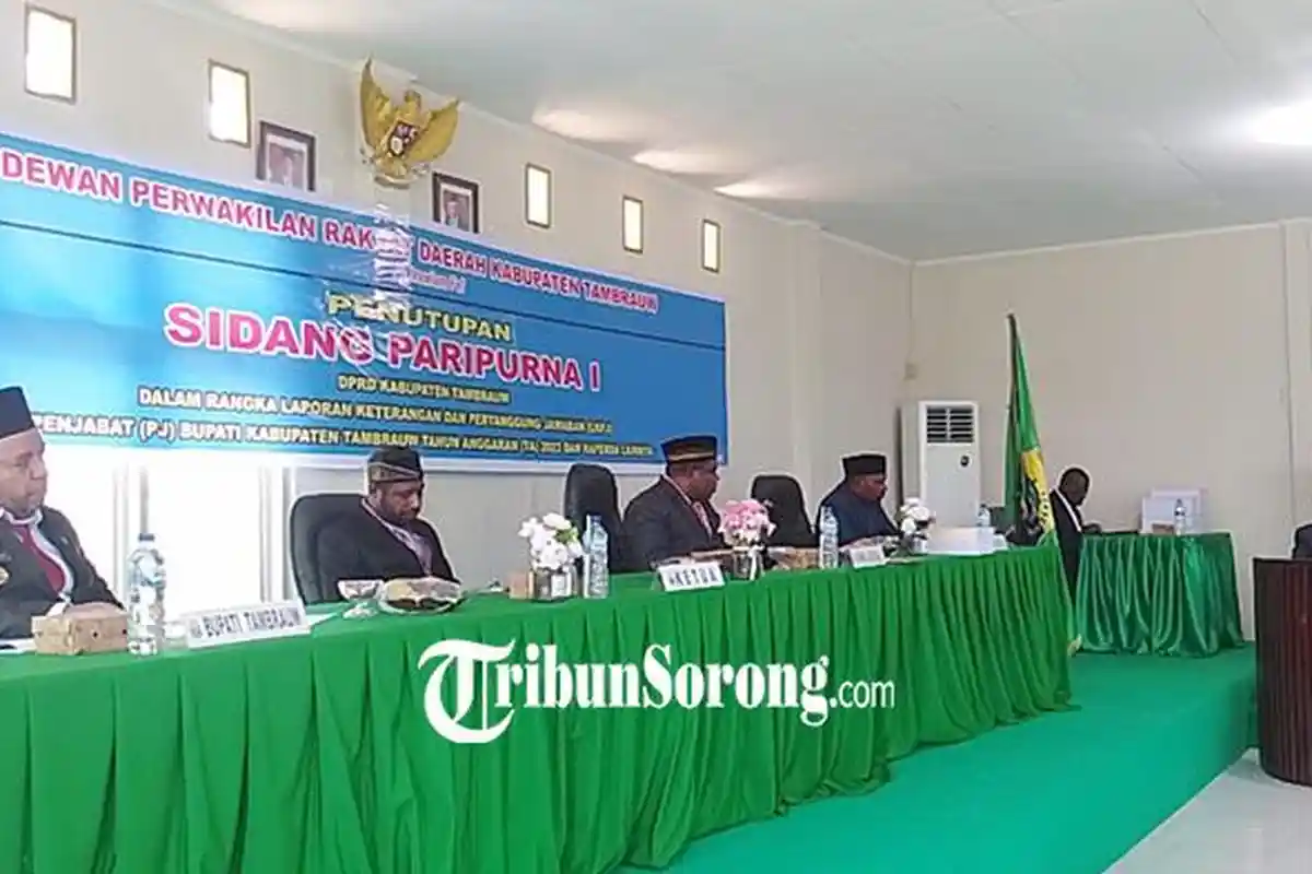 DPRD Tambrauw Setujui LKPj 2023 Pj Bupati, Ada Banyak Catatan dan Masukan dari Fraksi-fraksi