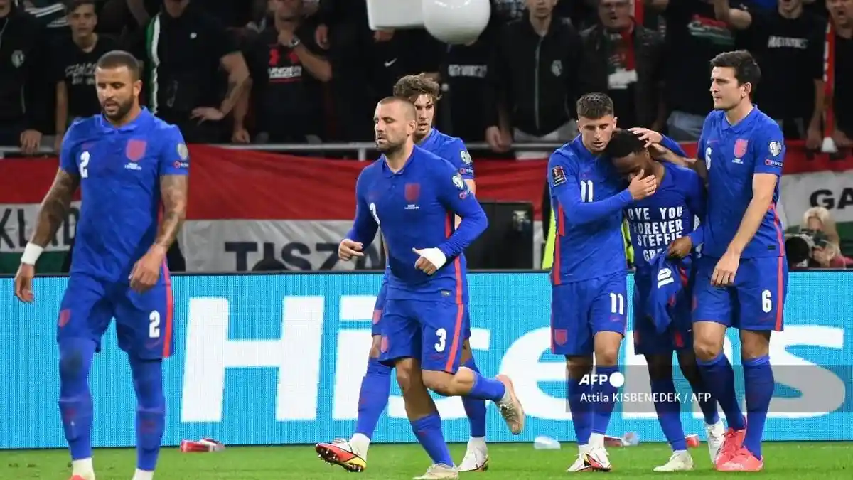 Hasil Hungaria vs Inggris Kualifikasi Piala Dunia, The Three Lions Pesta Gol, Sterling dapat Ejekan