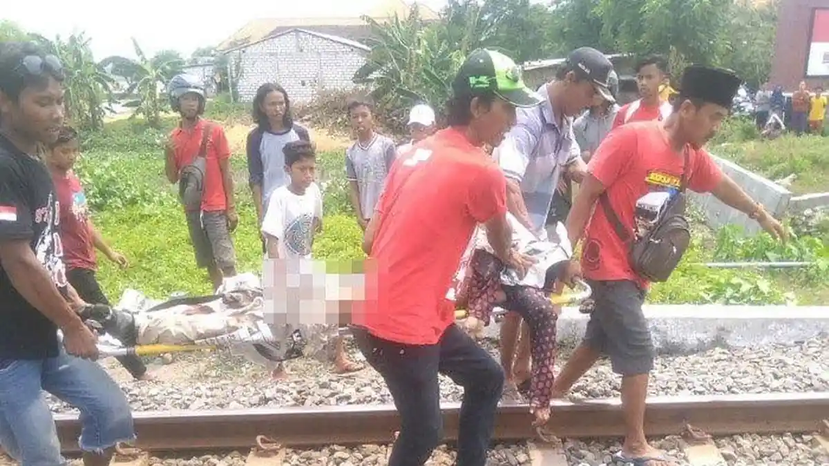 Kisah Suwandi Meninggal Tertabrak Kereta Api, Korban Panik Lompat dari Boncengan Motor