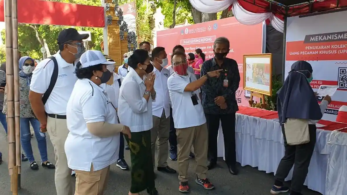 Pasar Gotong-Royong Denpasar Permudah UMKM dan Petani Jajakan Produknya