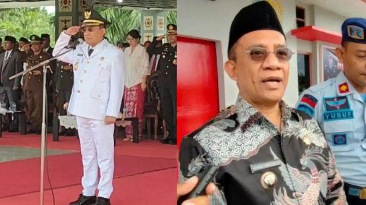Sosok Muhamat Marasabessy PJ Bupati Maluku Tengah Viral Beri Bendera dan Petinya saat Upacara