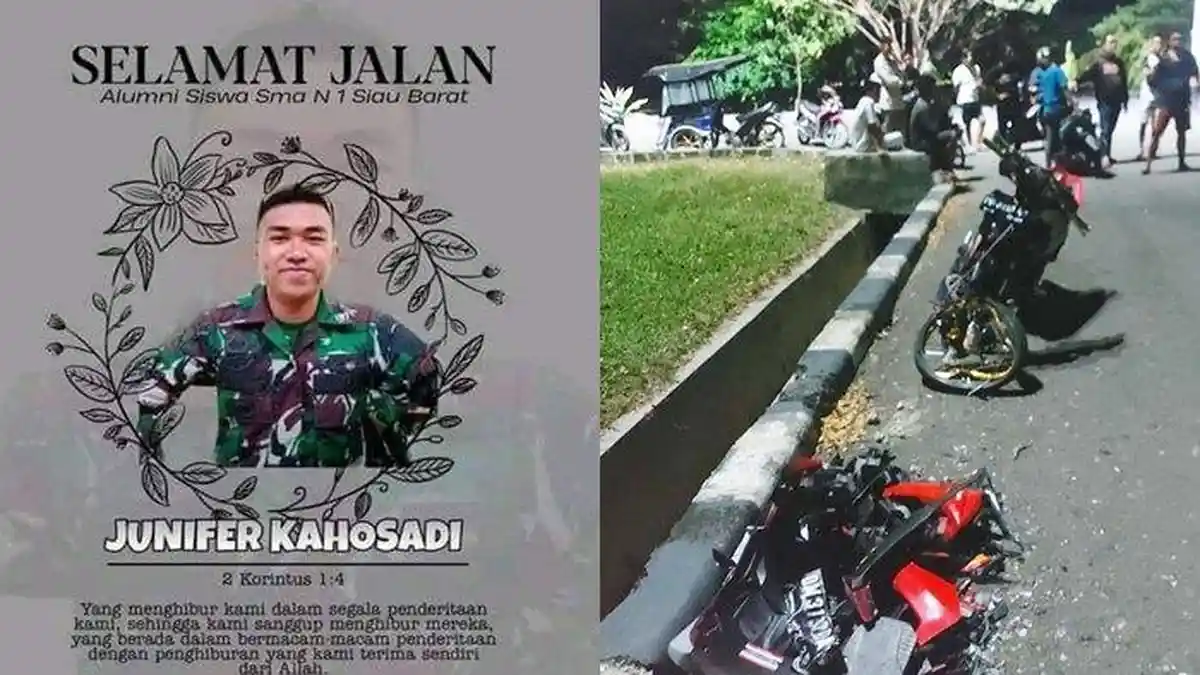 Kecelakaan Maut, Prada Junifer Tewas Ditabrak Joki Balap Liar