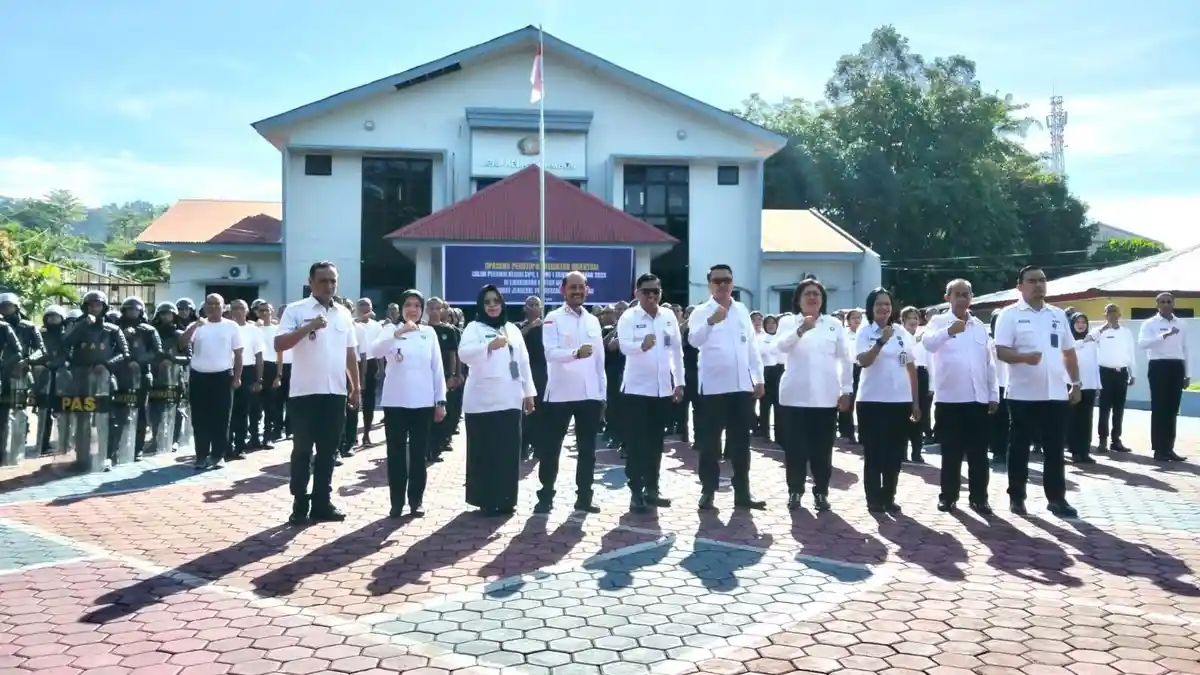 Penutupan Orientasi CPNS, Ini Pesan dan Harapan KaKanwil Ditjenpas Maluku