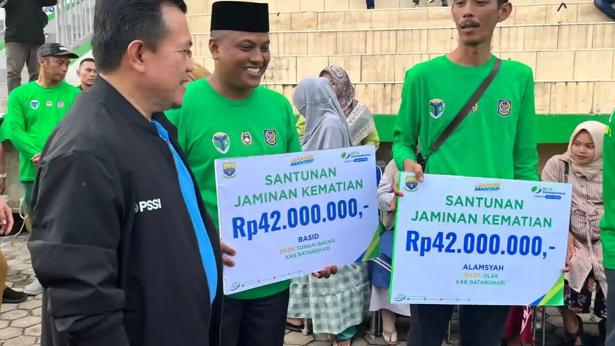 Lima Ahli Waris Program Bantuan Keuangan Bersifat Khusus di Batanghari Terima Santunan
