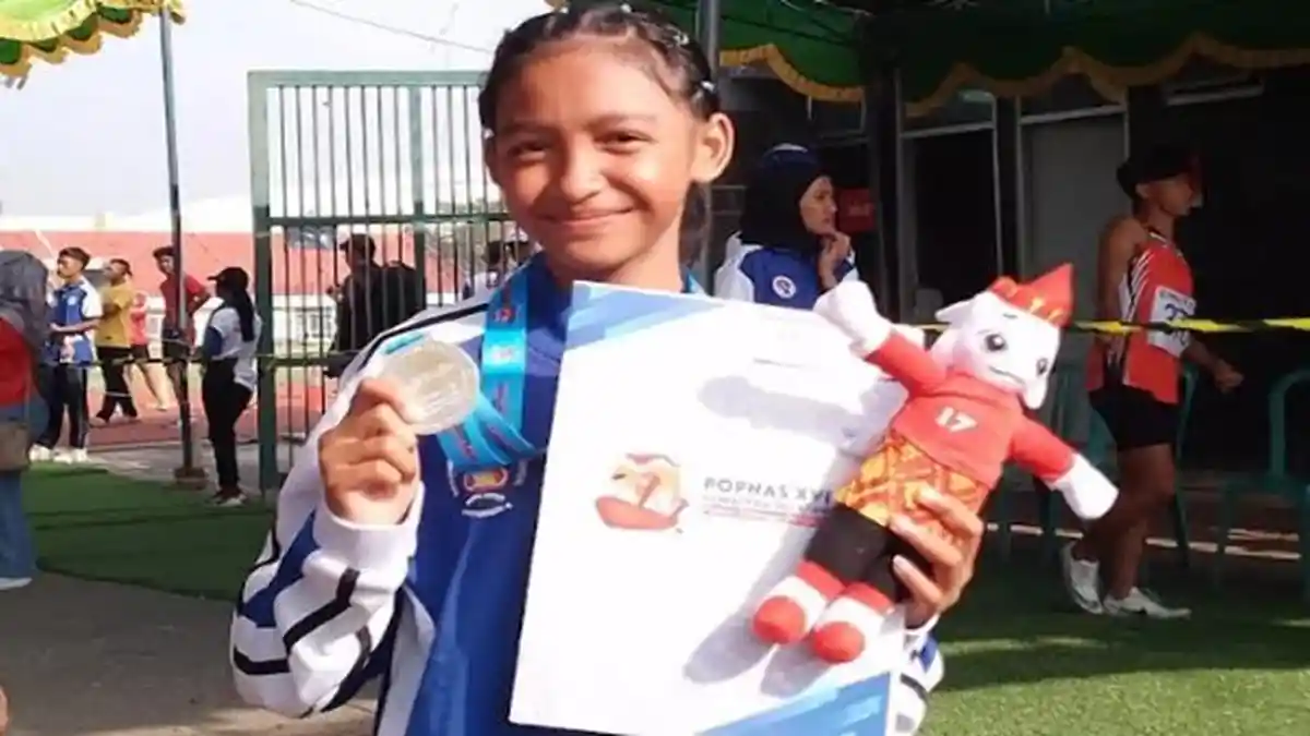 Sosok Gendis Aulia, Atlet Sumsel yang Sumbang Medali Perak Pertama Cabor Atletik di Popnas XVI 2023