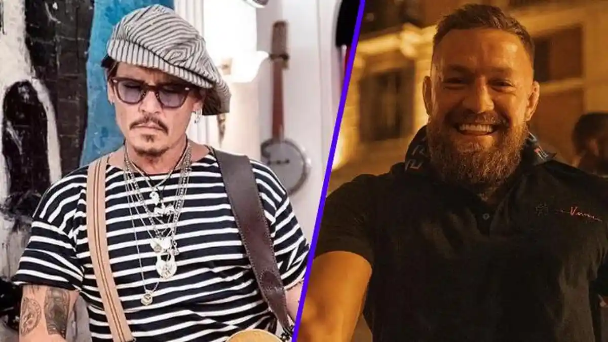 Bertemu di Roma, Conor McGregor dan Keluarga Berfoto Bersama Johnny Depp
