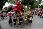 Ogoh-ogoh Kuasai Kawasan Nol Kilometer Yogyakarta