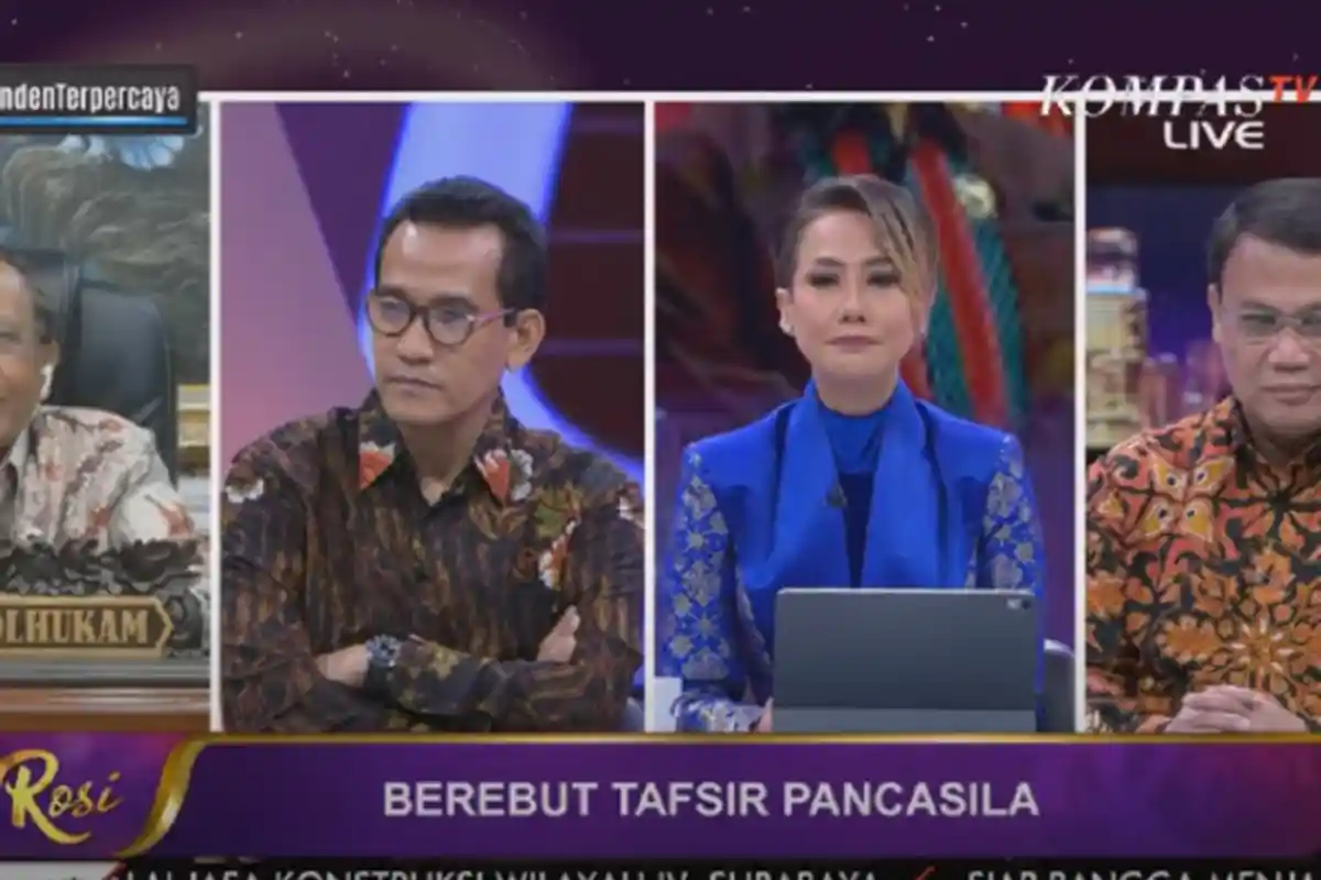 Refly Harun Blak-blakan di Depan Mahfud MD Sebut BPIP Tak Perlu, Menkopolhukam: Saya Kira Biasa Saja