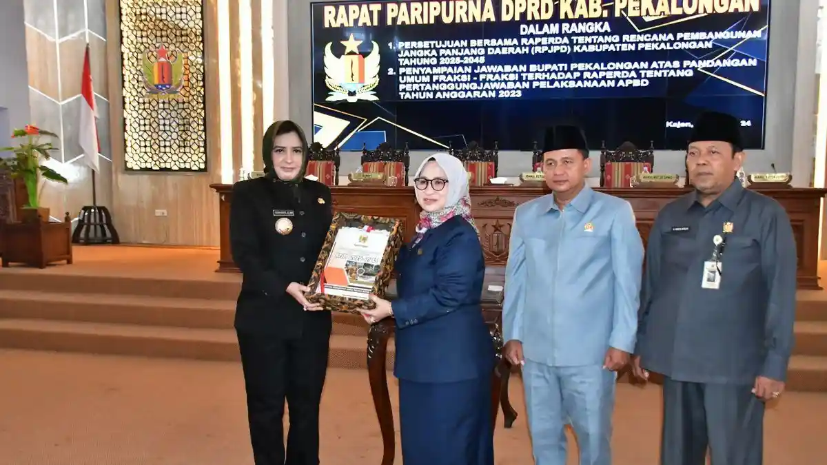 DPRD Kabupaten Pekalongan Setujui Raperda RPJPD Tahun 2025-2045 
