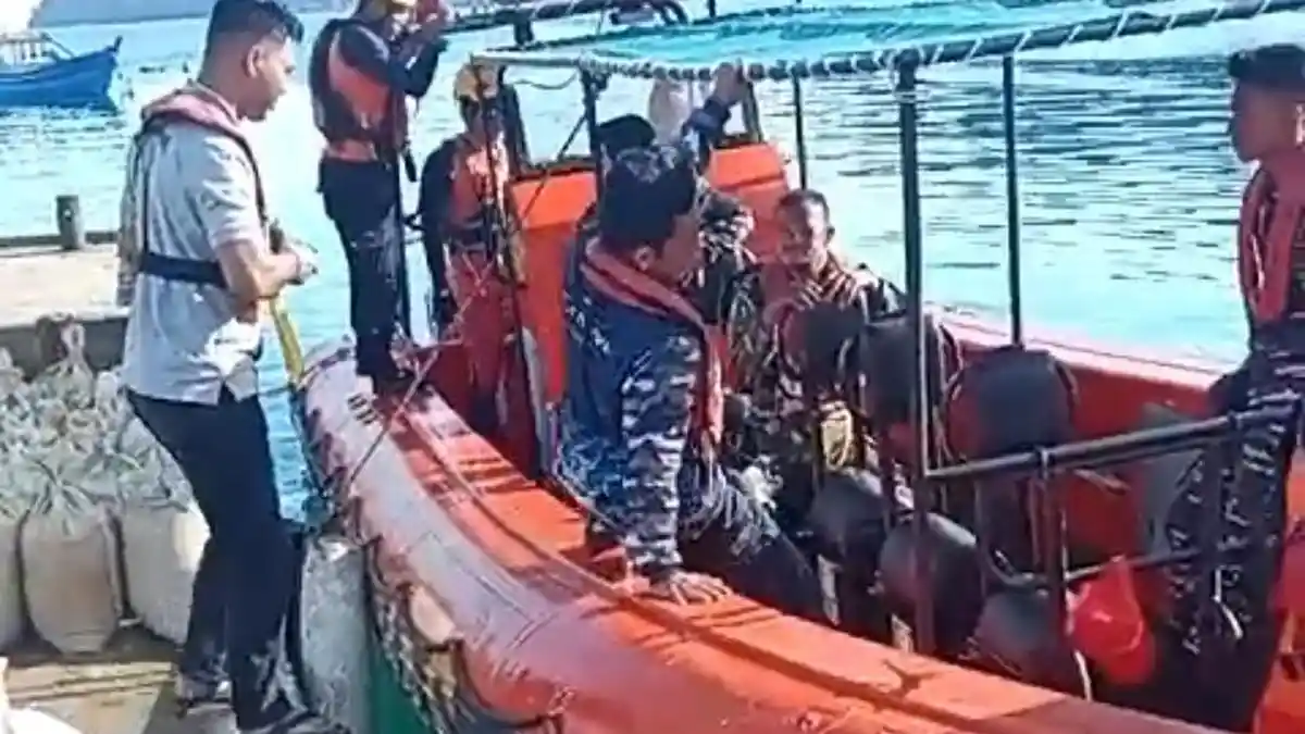 Nelayan Anambas Hilang saat Melaut, Danlanal Tarempa Perintahkan Anggota Bantu Cari