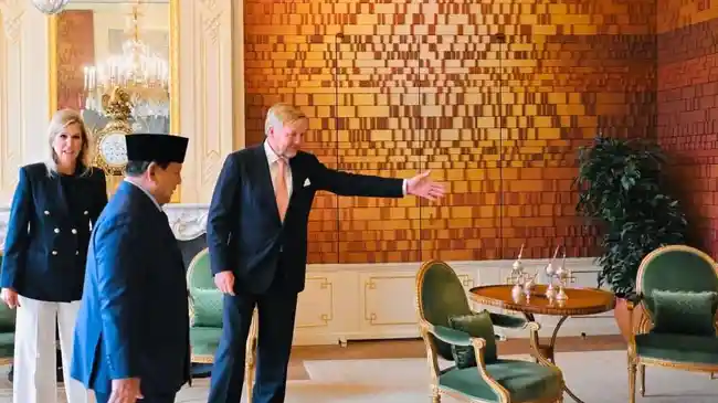 Momen Langka: Raja dan Ratu Belanda Sambut Prabowo Bersama