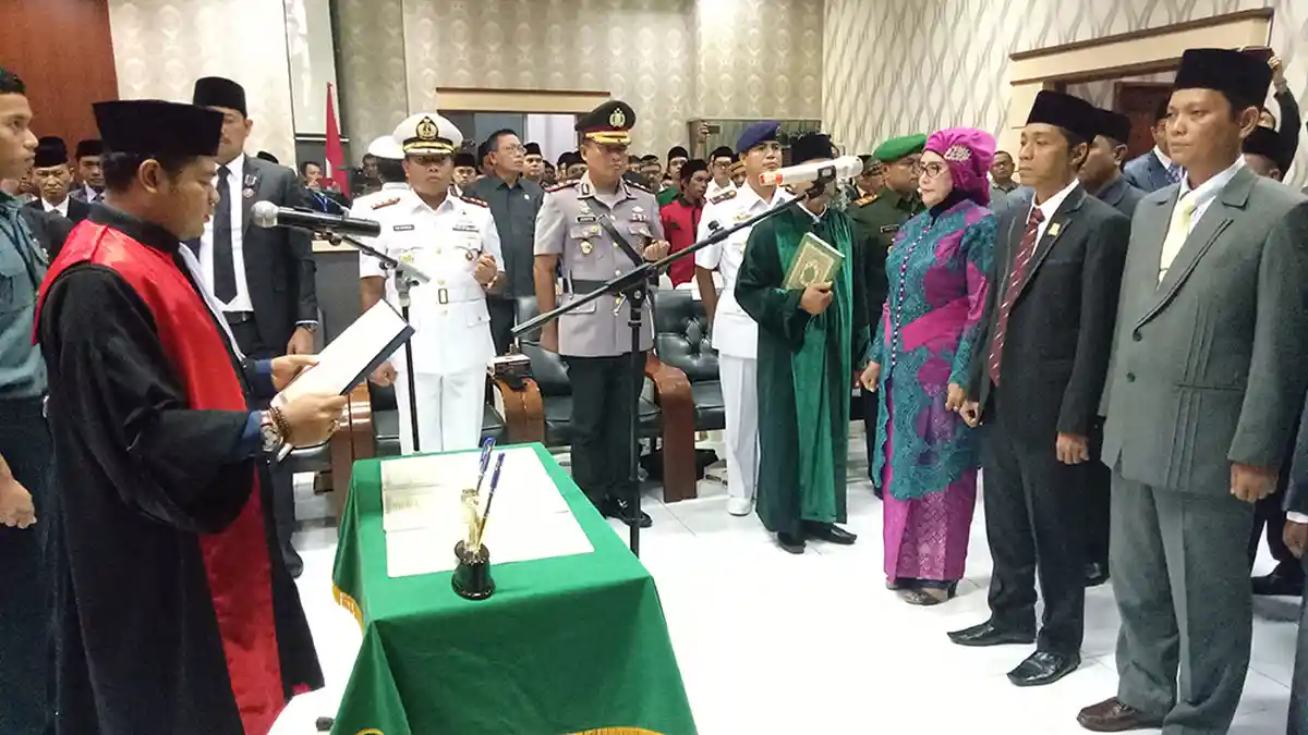17 Oktober Pelantikan Pimpinan DPRD Anambas Hasnidar