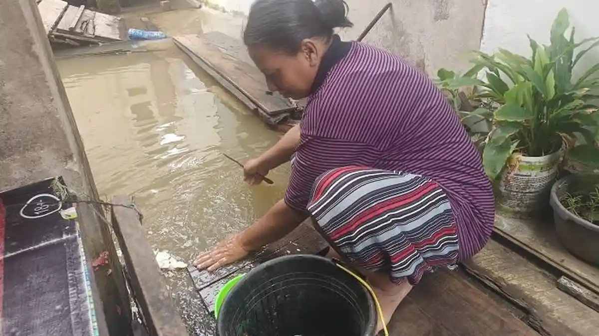 Hikmah di Balik Bencana Banjir Kota Jambi, Warga Kampung Legok Manfaatkan Hobi Memancing