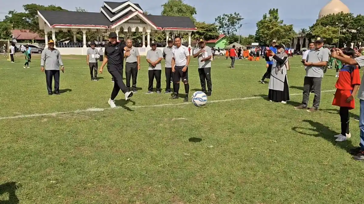 32 Tim MI di Bertarung dalam Liga Madrasah Bireuen di Lapangan Cot Gapu, Besok 16 Besar Hingga Final