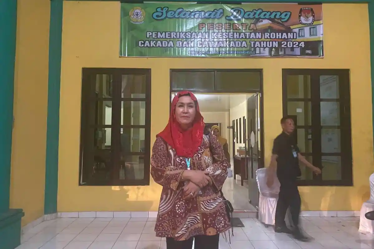 Calon Bupati Bengkulu Selatan Elva Hartati  Akui Tak Ada Kendala saat Jalani Pemeriksaan Kejiwaan