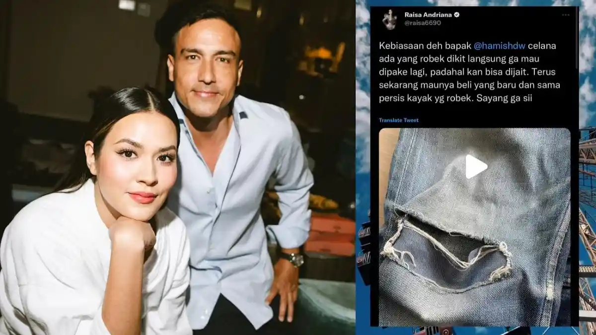 Rumor Cerai Berhembus, Raisa Pernah Curhat Sifat Buruk Hamish Daud Gegara Celana Robek: Maunya Baru
