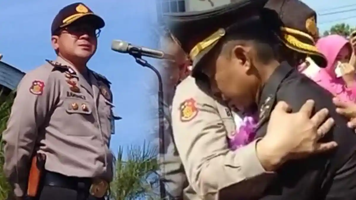 Detik-detik Mantan Kapolres Menangis Minta Maaf setelah Dicopot karena Dugaan Isu Perselingkuhan