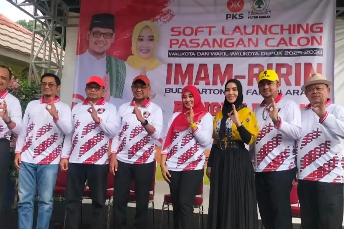 PKS-Golkar Soft Launching Duet Imam Budi Hartono-Ririn Farabi Arafiq untuk Pilkada Depok