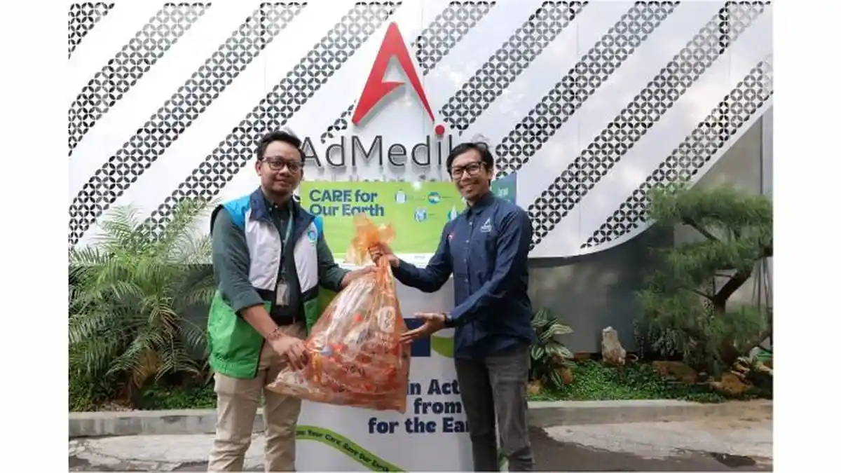 AdMedika Gandeng Waste4Change Kelola Sampah Kantor Menuju Zero Waste