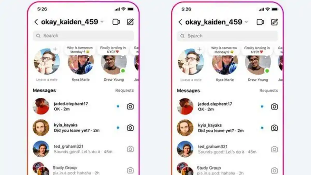 Cara Membuat Instagram Notes lewat DM IG - Tribunjambi.com