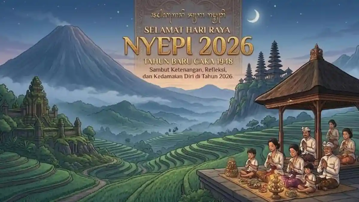 50 Ucapan Hari Raya Nyepi 2026 yang Inspiratif, Cocok Dibagikan ke ...