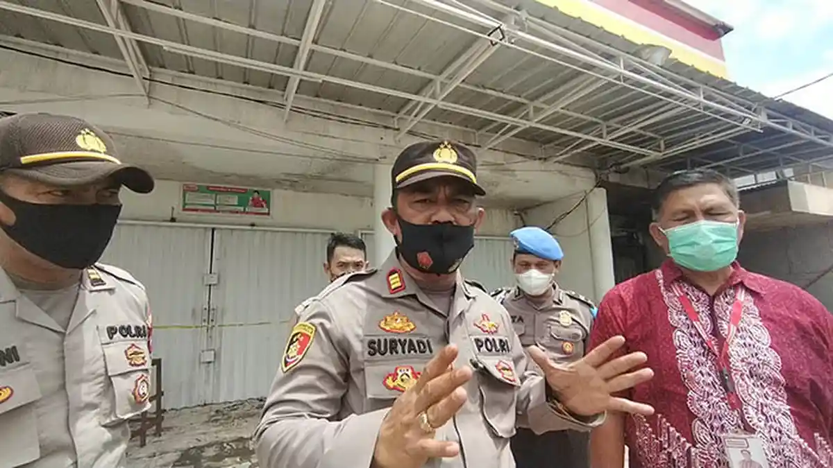 Polisi Masih Selidiki Sebab Kebakaran Alfamart di Jalan Budi Utomo Pontianak