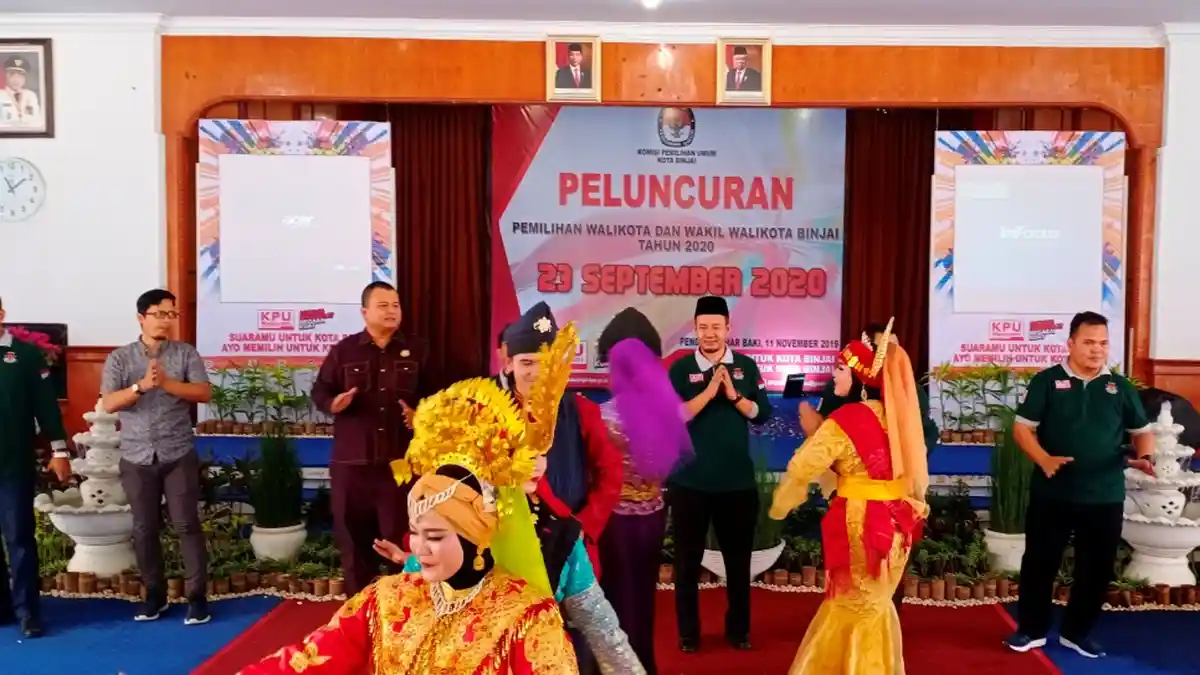 Luncurkan Pilwako Binjai 2020, Ketua KPU Sumut Herdensi Ingatkan Jaga Integritas